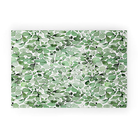 Ninola Design Foliage Green Welcome Mat