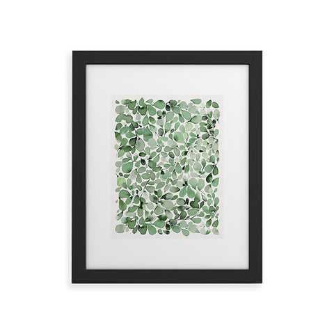 Ninola Design Foliage Green Framed Art Print