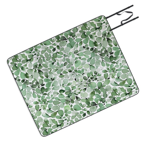 Ninola Design Foliage Green Outdoor Blanket