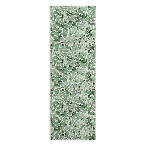 Ninola Design Foliage Green Yoga Towel