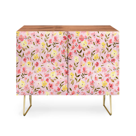 Ninola Design Fresh flowers Pink Credenza
