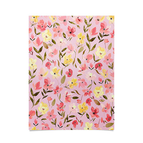 Ninola Design Fresh flowers Pink Poster