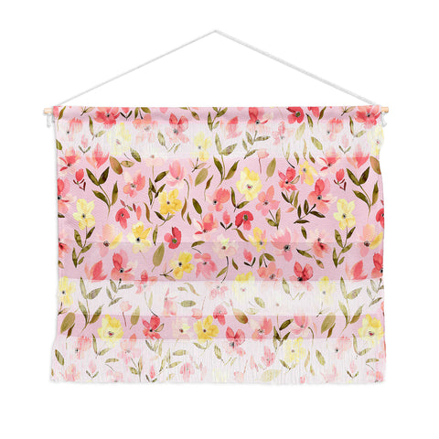 Ninola Design Fresh flowers Pink Wall Hanging Landscape