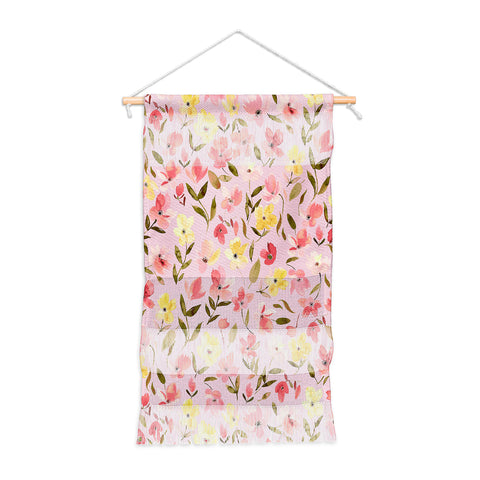 Ninola Design Fresh flowers Pink Wall Hanging Portrait