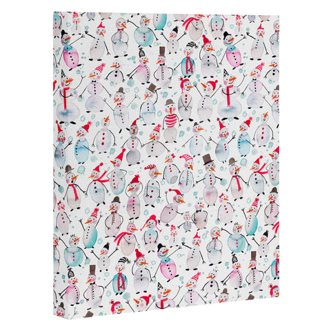 Ninola Design Friendly snowmen Art Canvas