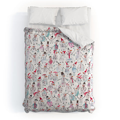Ninola Design Friendly snowmen Comforter