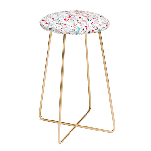 Ninola Design Friendly snowmen Counter Stool