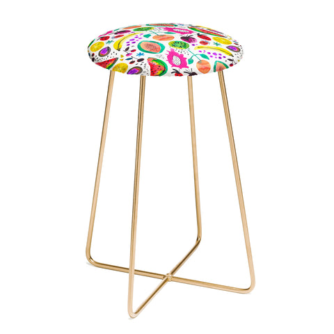 Ninola Design Fruits Pitaya Papaya Pawpaw Counter Stool