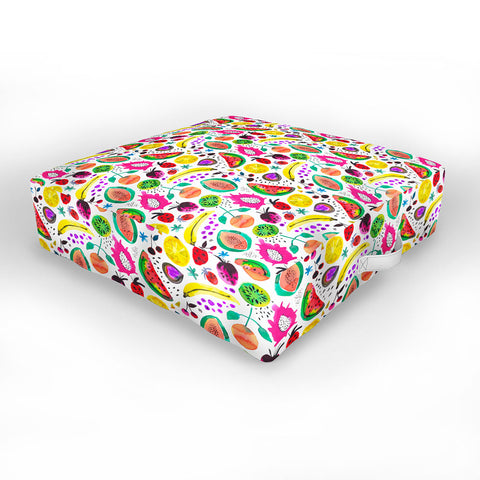 Ninola Design Fruits Pitaya Papaya Pawpaw Outdoor Floor Cushion