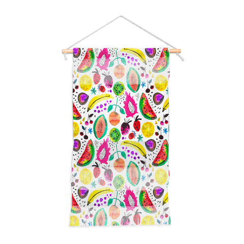 Ninola Design Fruits Pitaya Papaya Pawpaw Wall Hanging Portrait