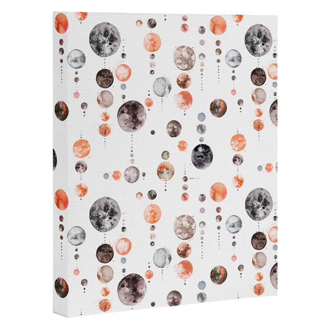 Ninola Design Full Moons Astronomy Art Canvas