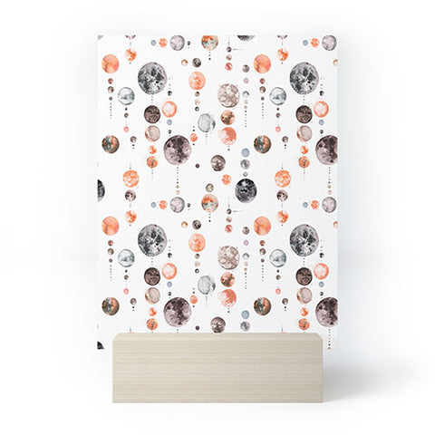 Ninola Design Full Moons Astronomy Mini Art Print