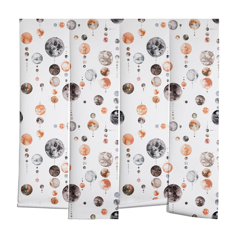 Ninola Design Full Moons Astronomy Wall Mural