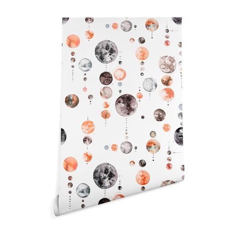 Ninola Design Full Moons Astronomy Wallpaper