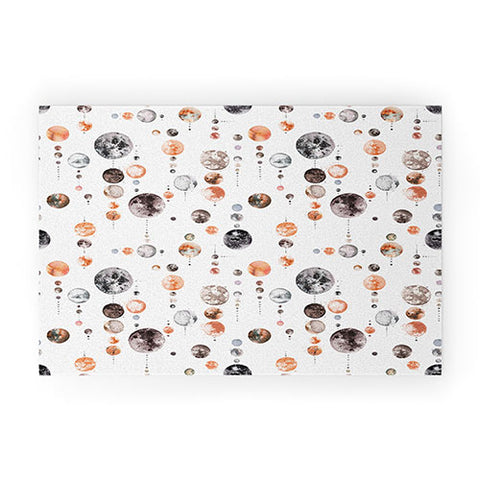 Ninola Design Full Moons Astronomy Welcome Mat