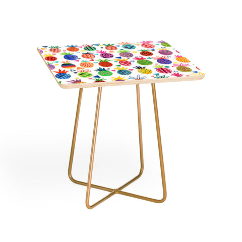 Ninola Design Geo pineapples Multicolored Side Table