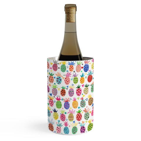 Ninola Design Geo pineapples Multicolored Wine Chiller