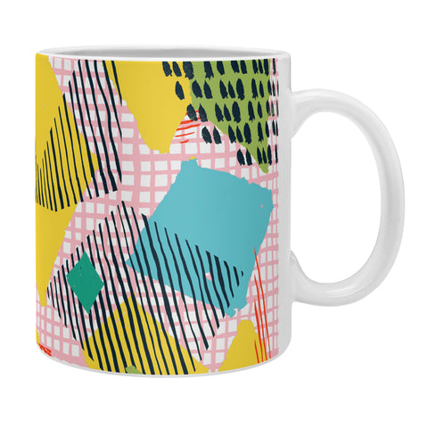 Ninola Design Geometric patches multi Coffee Mug