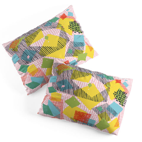 Ninola Design Geometric patches multi Pillow Shams