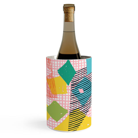 Ninola Design Geometric patches multi Wine Chiller