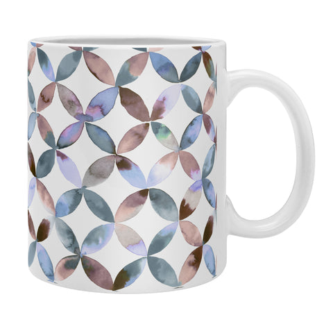 Ninola Design Geometric petals tile Pastel Coffee Mug