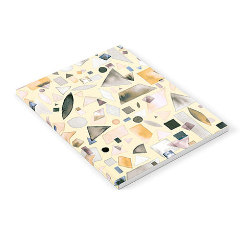 Ninola Design Geometric pieces Light yellow Notebook