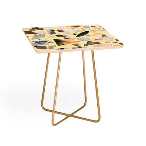 Ninola Design Geometric pieces Light yellow Side Table