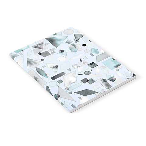 Ninola Design Geometric pieces Soft blue Notebook
