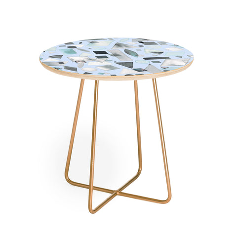 Ninola Design Geometric pieces Soft blue Round Side Table