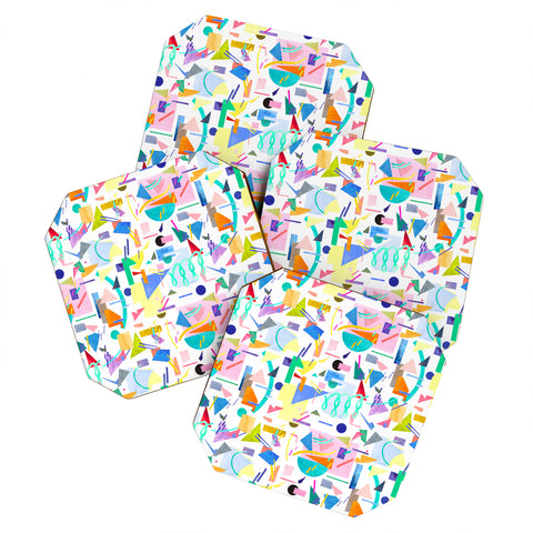 Ninola Design Geometric pop Coaster Set