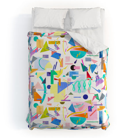 Ninola Design Geometric pop Duvet Cover