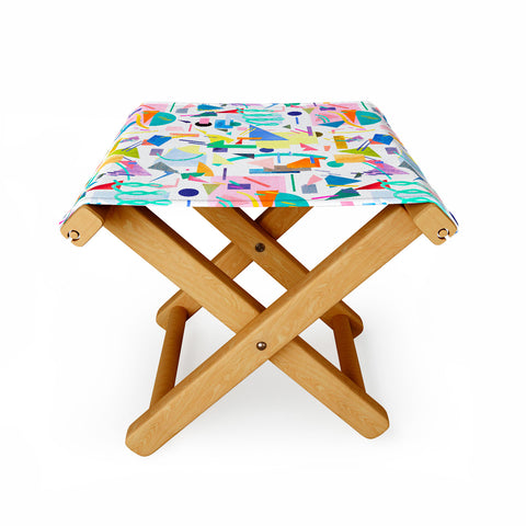 Ninola Design Geometric pop Folding Stool