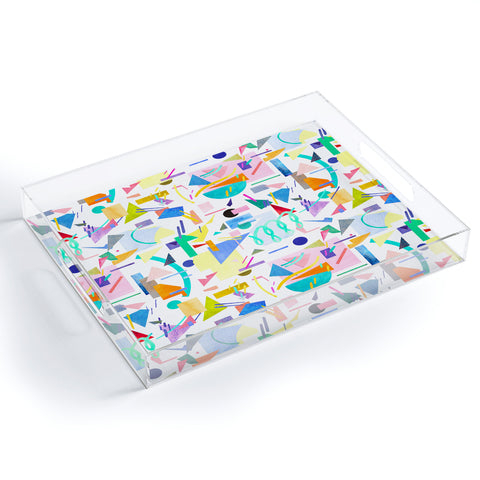 Ninola Design Geometric pop Acrylic Tray