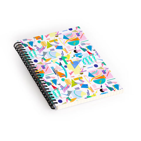 Ninola Design Geometric pop Spiral Notebook
