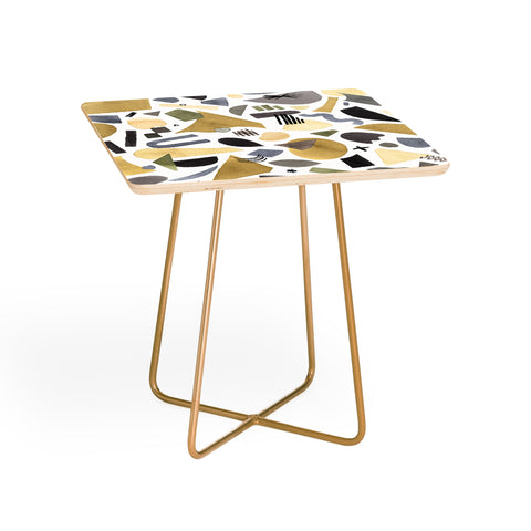 Ninola Design Geometric shapes Gold silver Side Table