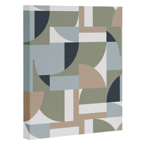 Ninola Design Geometric Surf Sand Art Canvas