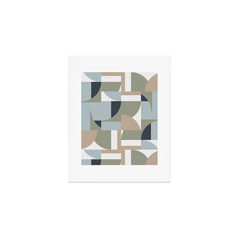 Ninola Design Geometric Surf Sand Art Print