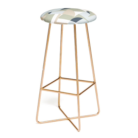 Ninola Design Geometric Surf Sand Bar Stool