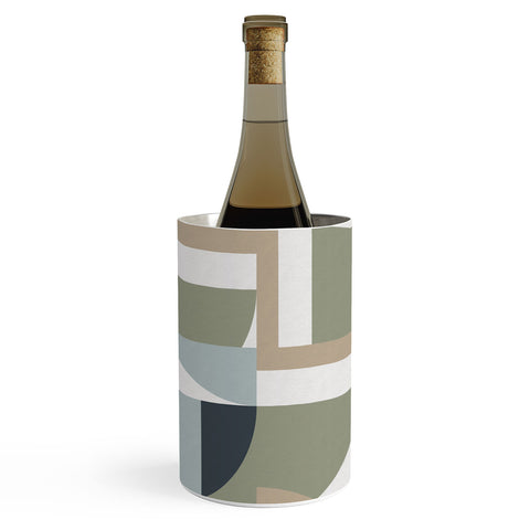 Ninola Design Geometric Surf Sand Wine Chiller