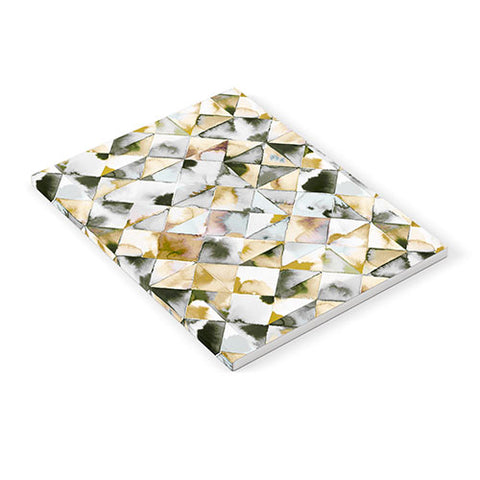 Ninola Design Geometry Tiles Gold Silver Notebook