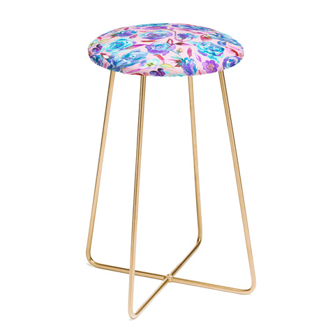 Ninola Design Girly Summer Roses Counter Stool