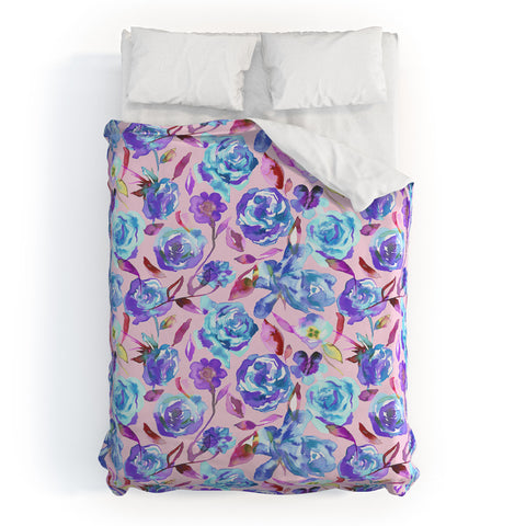 Ninola Design Girly Summer Roses Duvet Cover