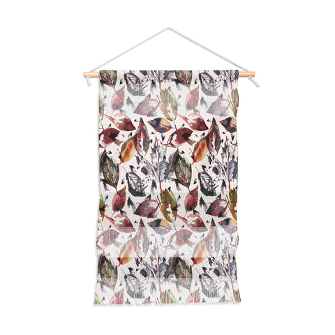 Ninola Design Gold Autumn Leaves Wall Hanging Portrait