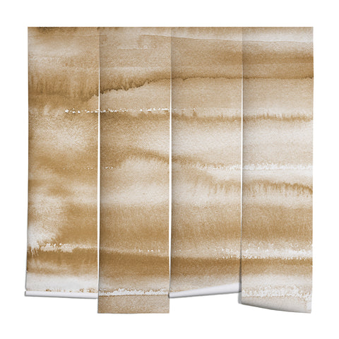 Ninola Design Golden Watercolor Gradient Wall Mural