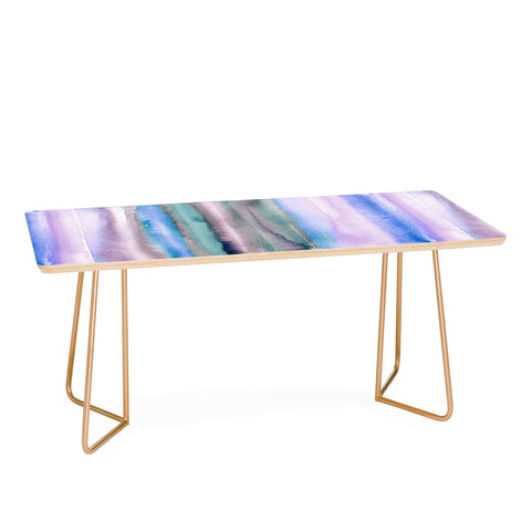 Ninola Design Gradient landscape watercolor blue Coffee Table