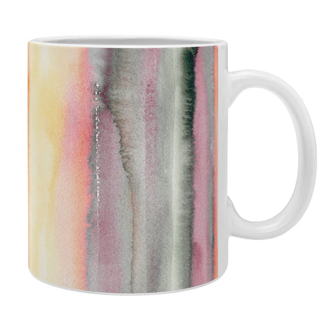 Ninola Design Gradient landscape watercolor Coral mauve Coffee Mug