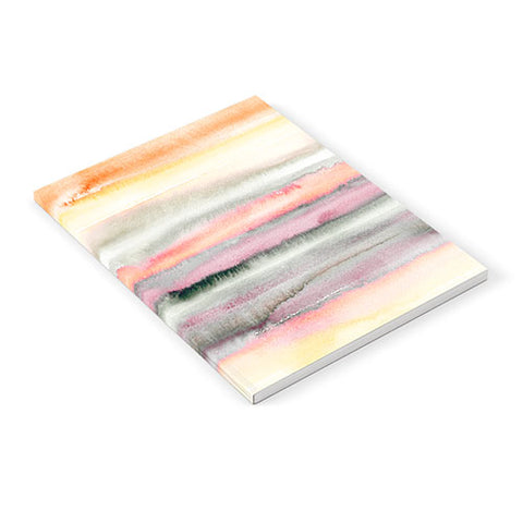 Ninola Design Gradient landscape watercolor Coral mauve Notebook
