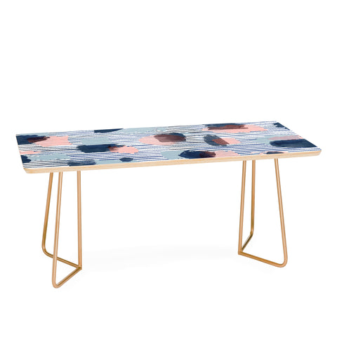 Ninola Design Graphic thoughts blue Coffee Table