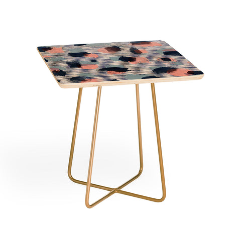 Ninola Design Graphic thoughts blue Side Table