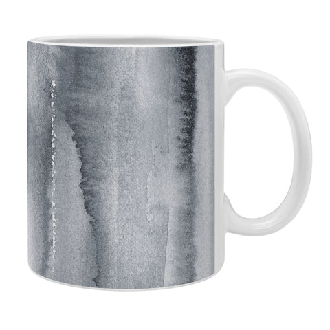 Ninola Design Gray Watercolor Gradient Coffee Mug